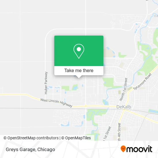 Greys Garage map