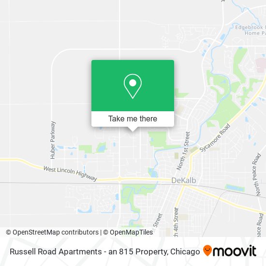 Russell Road Apartments - an 815 Property map