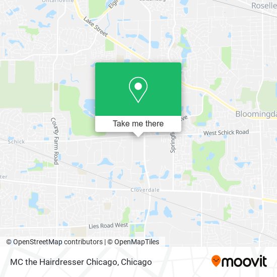 Mapa de MC the Hairdresser Chicago