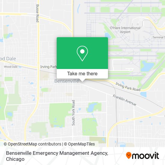 Mapa de Bensenville Emergency Management Agency