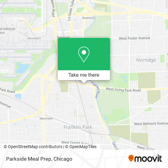 Parkside Meal Prep map