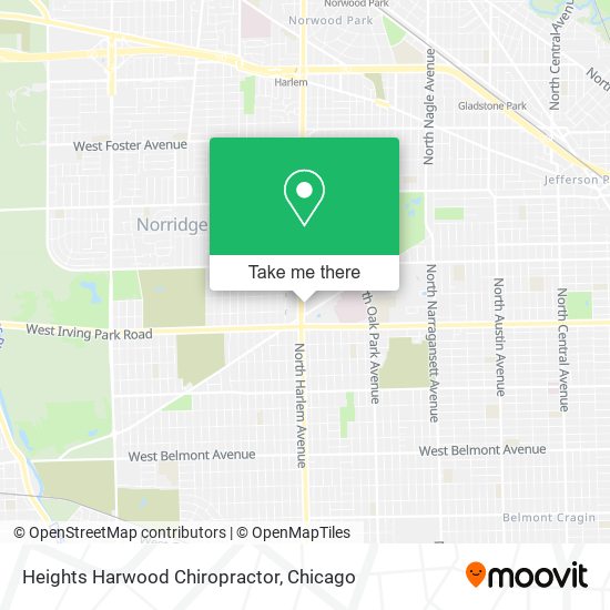Mapa de Heights Harwood Chiropractor