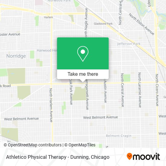 Mapa de Athletico Physical Therapy - Dunning