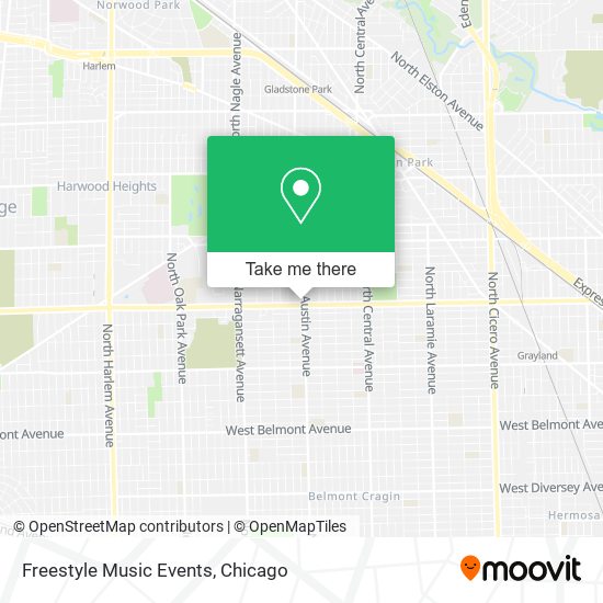 Freestyle Music Events map