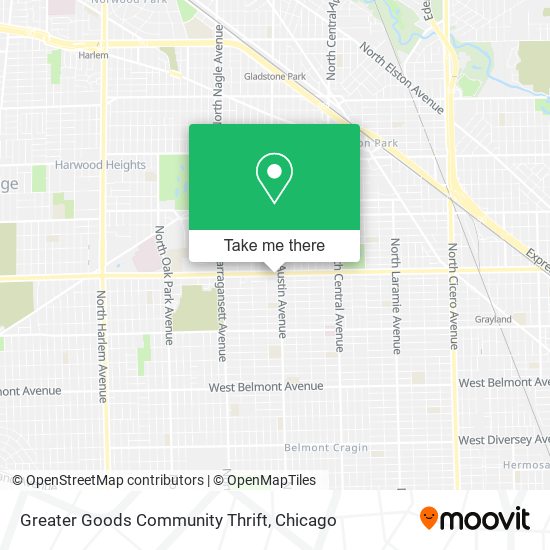 Greater Goods Community Thrift map