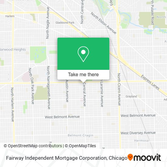 Mapa de Fairway Independent Mortgage Corporation