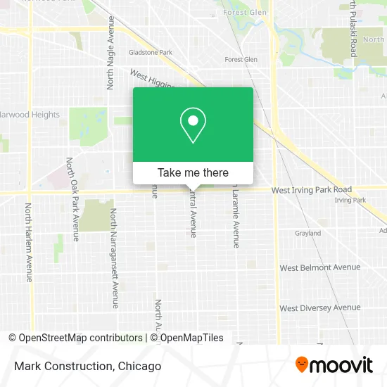 Mark Construction map