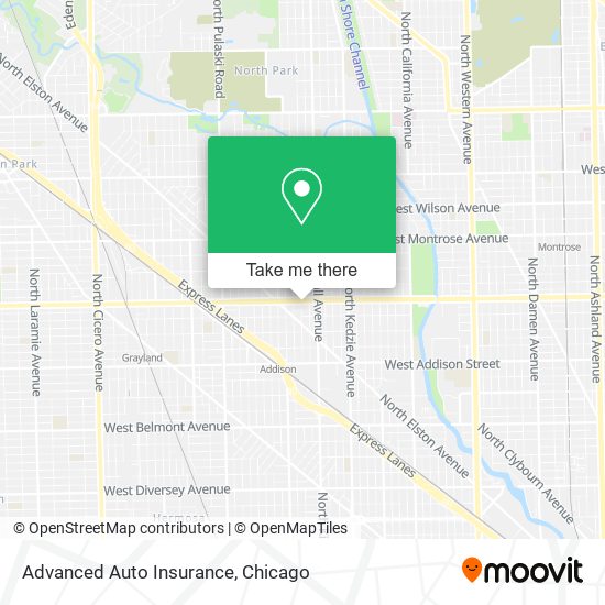 Advanced Auto Insurance map