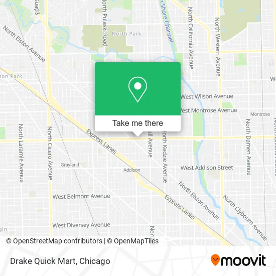 Drake Quick Mart map