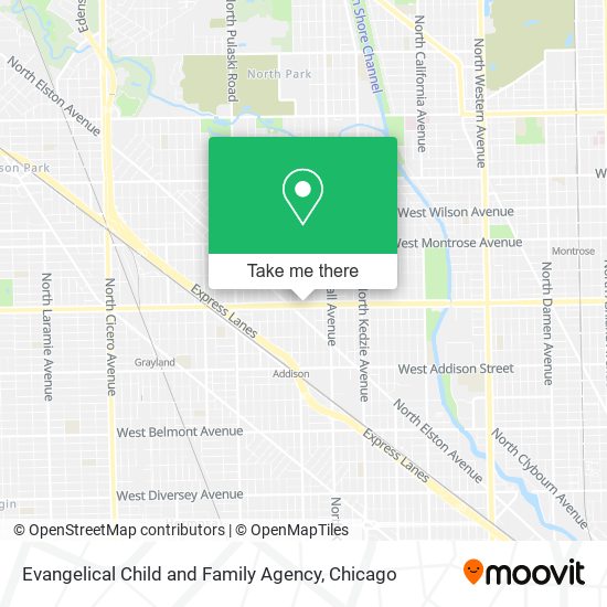 Mapa de Evangelical Child and Family Agency