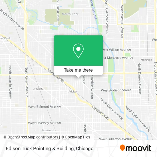 Edison Tuck Pointing & Building map