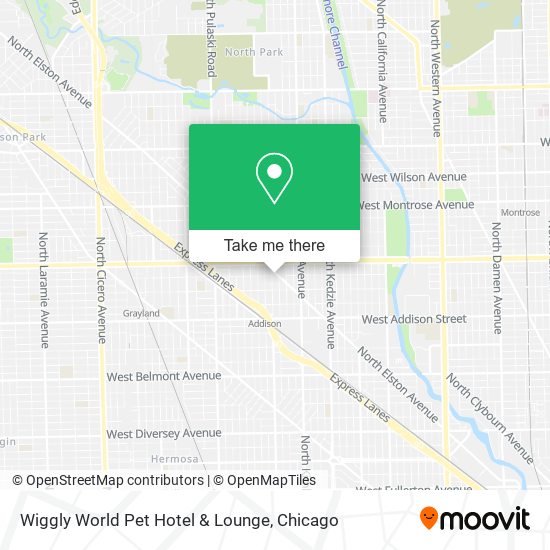 Mapa de Wiggly World Pet Hotel & Lounge