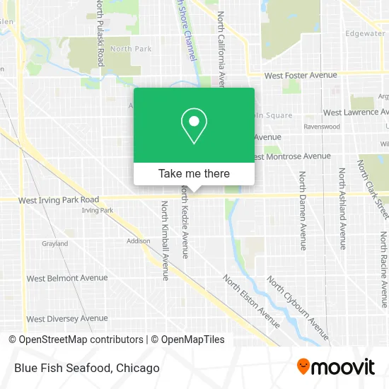 Blue Fish Seafood map
