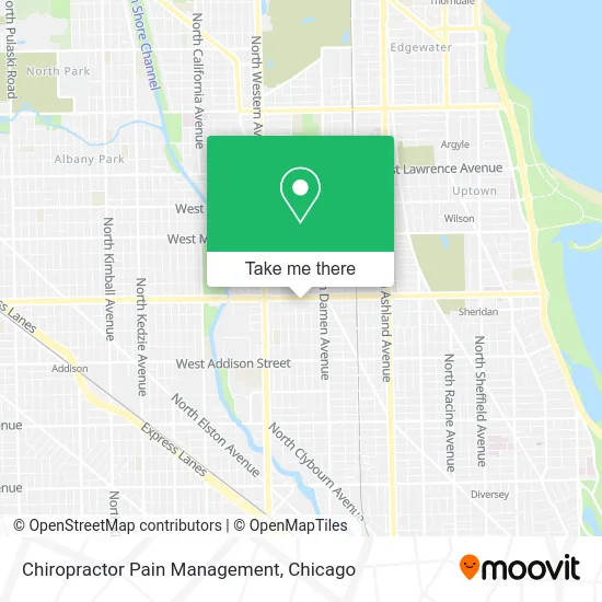 Chiropractor Pain Management map