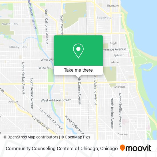 Community Counseling Centers of Chicago map