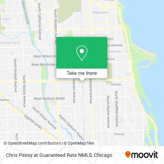 Chris Pessy at Guaranteed Rate NMLS map