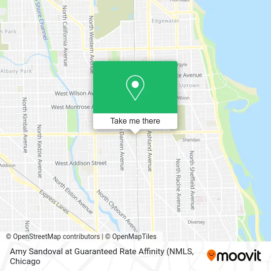 Amy Sandoval at Guaranteed Rate Affinity map