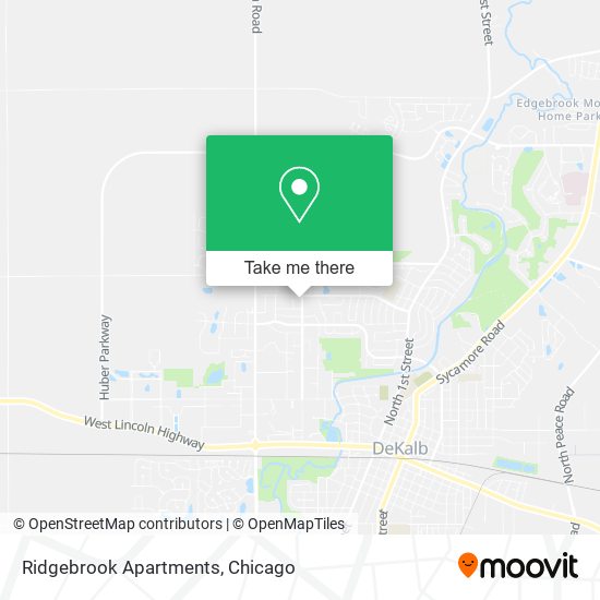 Ridgebrook Apartments map