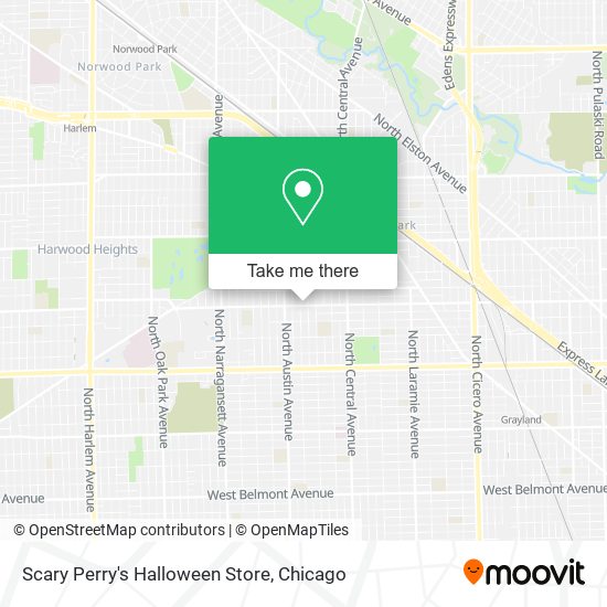 Scary Perry's Halloween Store map