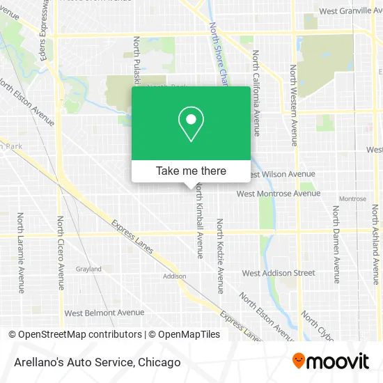 Arellano's Auto Service map