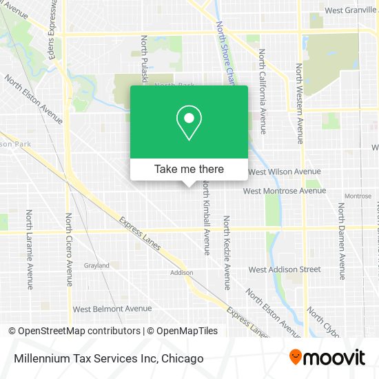 Millennium Tax Services Inc map