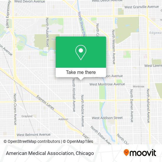 American Medical Association map