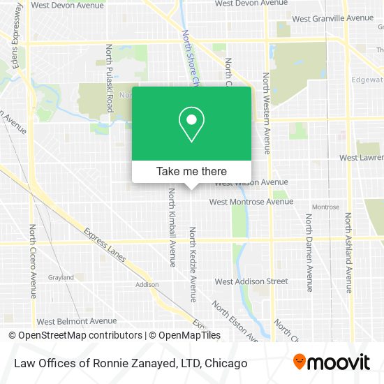 Mapa de Law Offices of Ronnie Zanayed, LTD