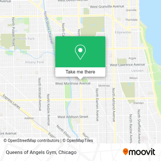 Queens of Angels Gym map
