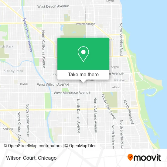 Wilson Court map
