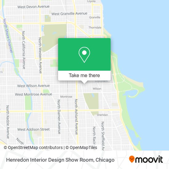 Henredon Interior Design Show Room map