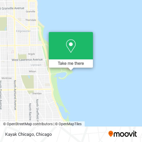 Kayak Chicago map