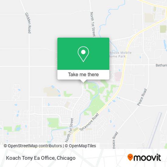 Koach Tony Ea Office map