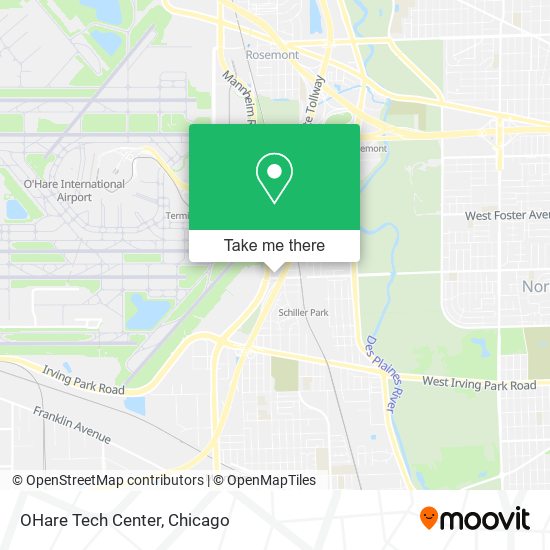 Mapa de OHare Tech Center
