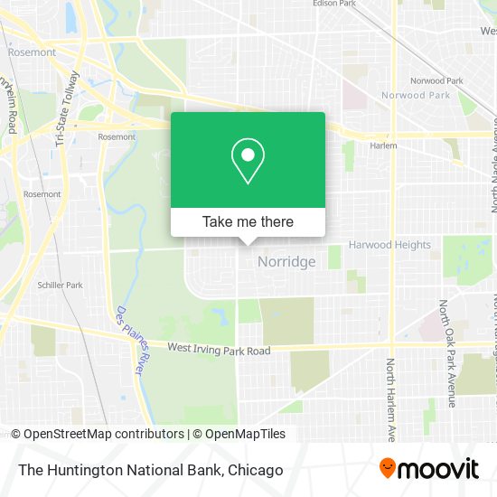 The Huntington National Bank map