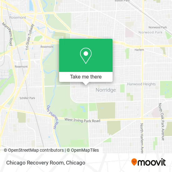 Chicago Recovery Room map