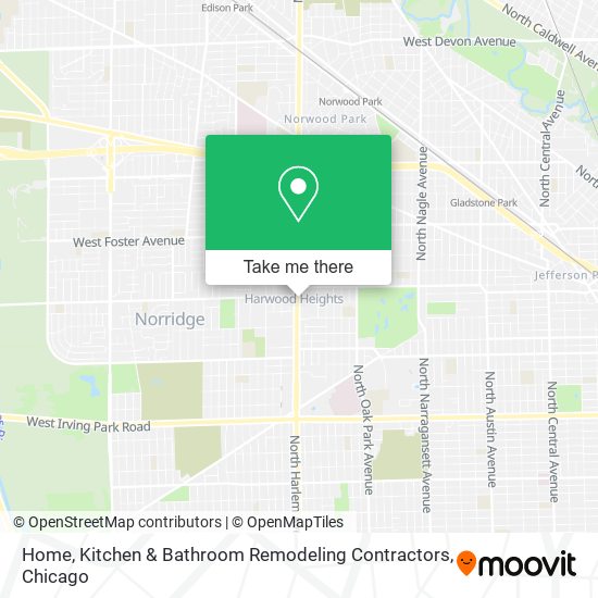 Home, Kitchen & Bathroom Remodeling Contractors map