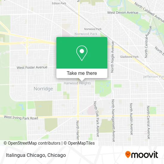 Italingua Chicago map