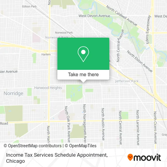 Income Tax Services Schedule Appointment map