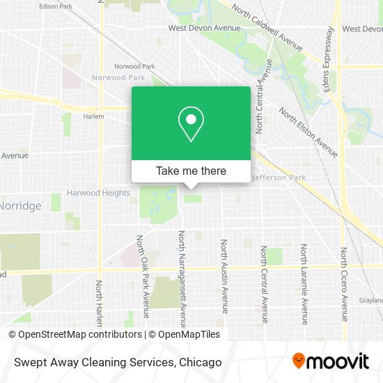 Mapa de Swept Away Cleaning Services