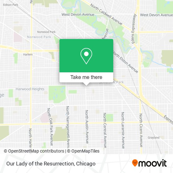 Our Lady of the Resurrection map
