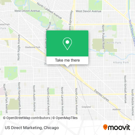 US Direct Marketing map