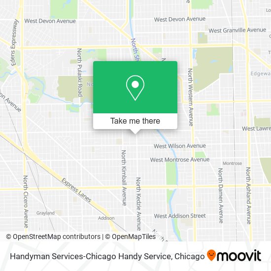 Handyman Services-Chicago Handy Service map
