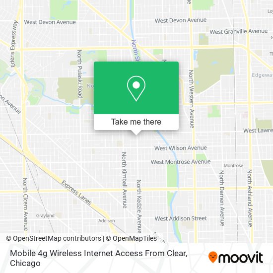 Mapa de Mobile 4g Wireless Internet Access From Clear