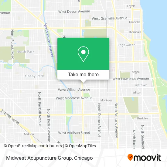 Midwest Acupuncture Group map