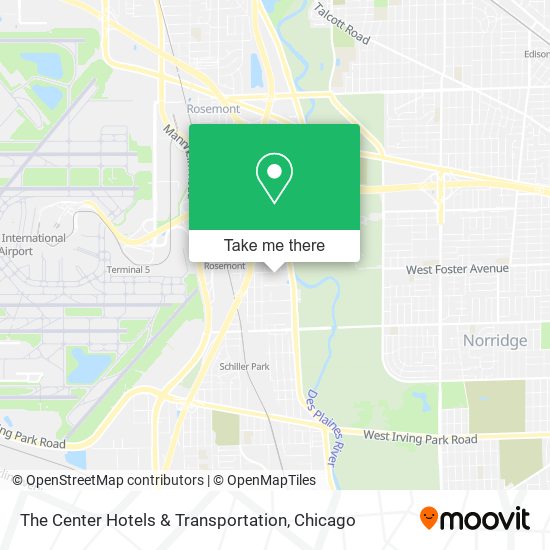 The Center Hotels & Transportation map
