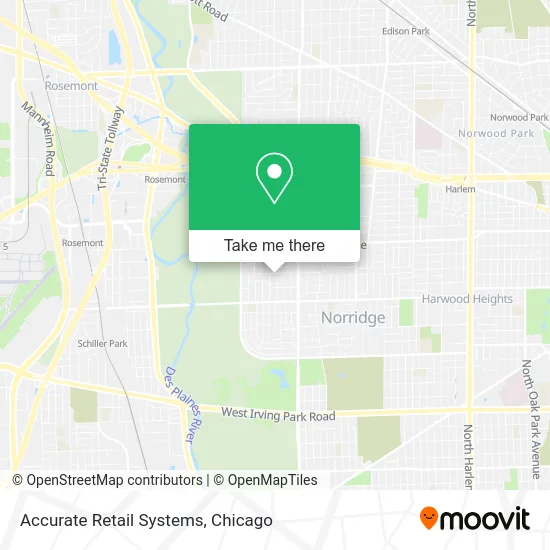 Accurate Retail Systems map