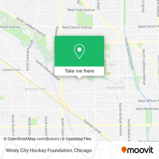 Mapa de Windy City Hockey Foundation
