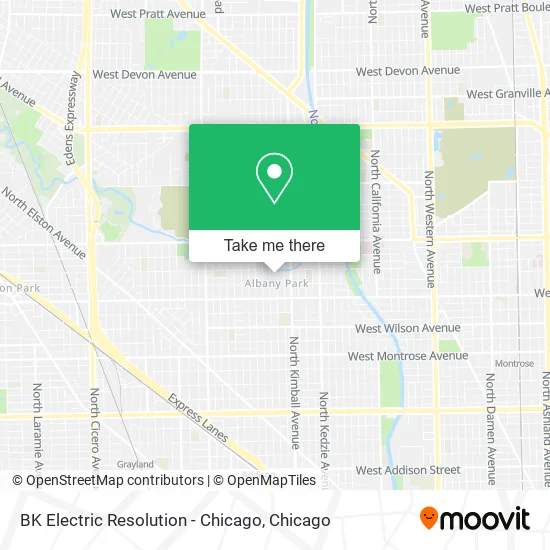 BK Electric Resolution - Chicago map