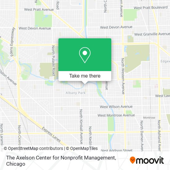 The Axelson Center for Nonprofit Management map