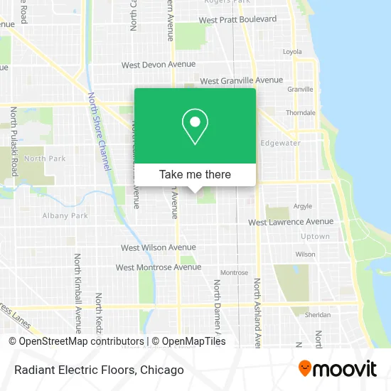 Radiant Electric Floors map